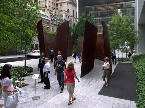 Intersection II Richard Serra A while ago I posted a comment about a 